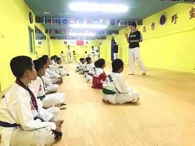 美里花園跆拳道館冬季火熱報名中